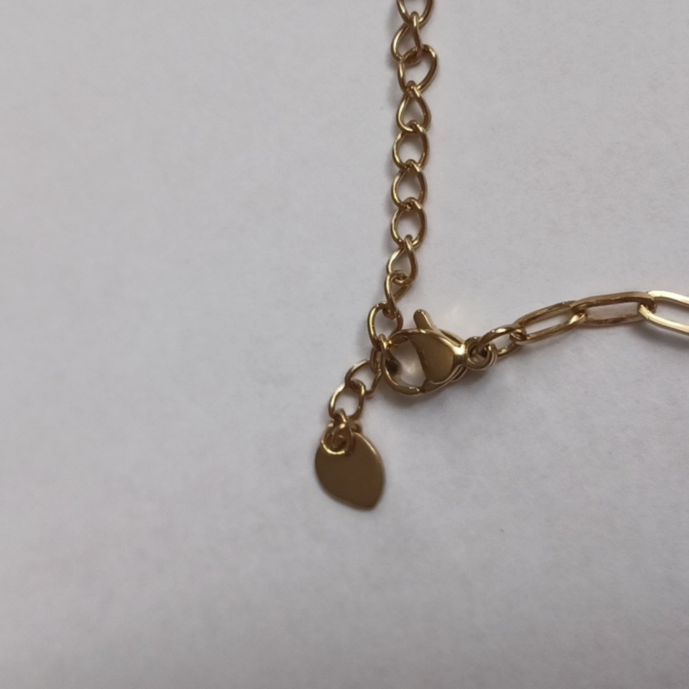 Gold Aztec Design Necklace - Picture 4 of 4